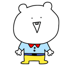 Surreal bear. sticker #10335614