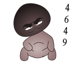 hard-boiled mushroom2 dead languages sticker #10336000