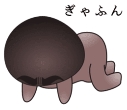 hard-boiled mushroom2 dead languages sticker #10336002