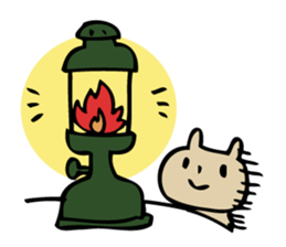 mammalian3 -let's go camping!- sticker #10336068