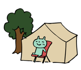 mammalian3 -let's go camping!- sticker #10336075