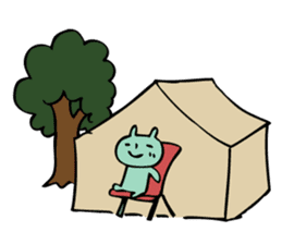 mammalian3 -let's go camping!- sticker #10336075