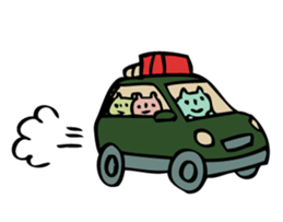 mammalian3 -let's go camping!- sticker #10336085