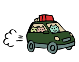 mammalian3 -let's go camping!- sticker #10336085