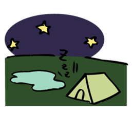 mammalian3 -let's go camping!- sticker #10336091