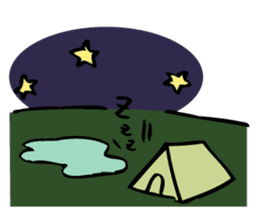 mammalian3 -let's go camping!- sticker #10336091