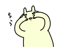 Day-to-day of rabbit4 sticker #10336101