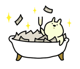 Day-to-day of rabbit4 sticker #10336119