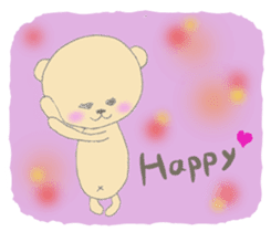 Child May of the bear honorific faintly sticker #10336652