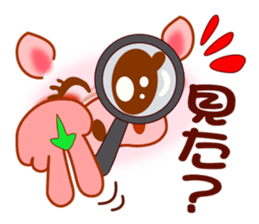 Smiley sign language of a pig ver.2 sticker #10336902