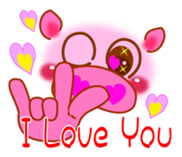 Smiley sign language of a pig ver.2 sticker #10336917