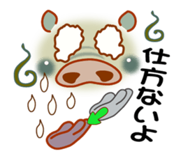 Smiley sign language of a pig ver.2 sticker #10336935