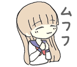 girl in sailor uniform sticker #10337097