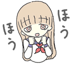 girl in sailor uniform sticker #10337098