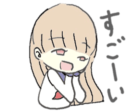 girl in sailor uniform sticker #10337104