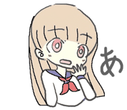 girl in sailor uniform sticker #10337107