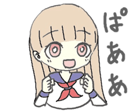 girl in sailor uniform sticker #10337108