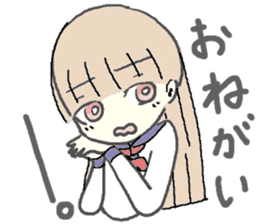 girl in sailor uniform sticker #10337111