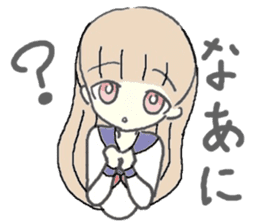 girl in sailor uniform sticker #10337126