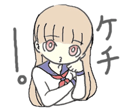 girl in sailor uniform sticker #10337130