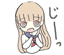 girl in sailor uniform sticker #10337131