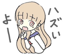girl in sailor uniform sticker #10337132