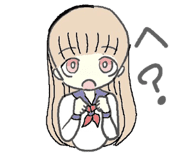 girl in sailor uniform sticker #10337133