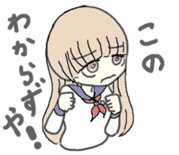 girl in sailor uniform sticker #10337134