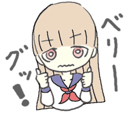 girl in sailor uniform sticker #10337135