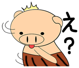 Bellyband pig sticker #10337223