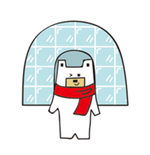 Polar bear and Bear sticker #10337477