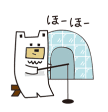 Polar bear and Bear sticker #10337479