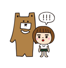 Polar bear and Bear sticker #10337482