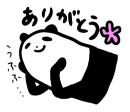 cute panda-chan sticker sticker #10337499