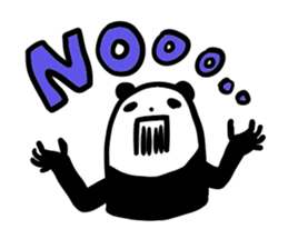 cute panda-chan sticker sticker #10337503