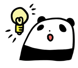 cute panda-chan sticker sticker #10337505