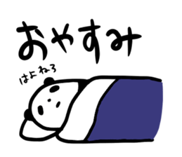 cute panda-chan sticker sticker #10337507