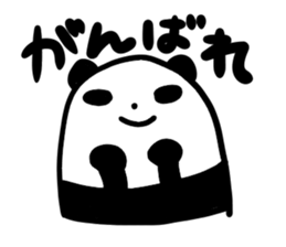 cute panda-chan sticker sticker #10337513