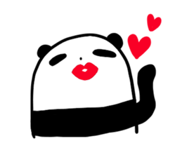 cute panda-chan sticker sticker #10337515