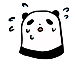 cute panda-chan sticker sticker #10337516