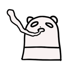 cute panda-chan sticker sticker #10337518
