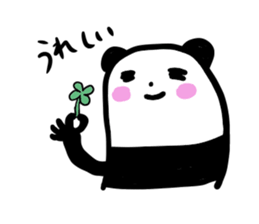 cute panda-chan sticker sticker #10337522