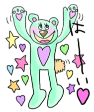 Happy Pastel Bears sticker #10337882