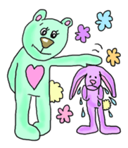 Happy Pastel Bears sticker #10337891