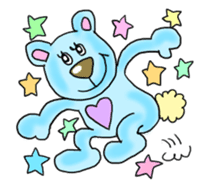 Happy Pastel Bears sticker #10337892