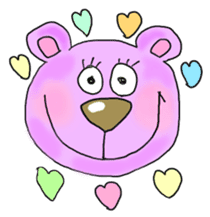 Happy Pastel Bears sticker #10337895