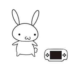 so cute rabbit usakichi2 sticker #10337938