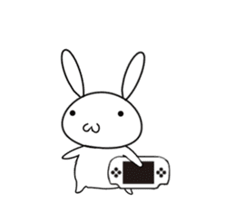 so cute rabbit usakichi2 sticker #10337939