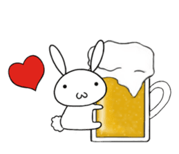 so cute rabbit usakichi2 sticker #10337951