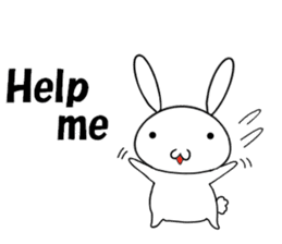 so cute rabbit usakichi2 sticker #10337957